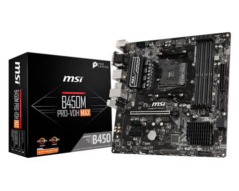 B450M PRO-VDH MAX | Motherboard | MSI Global