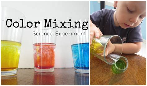 Simple Color Mixing Science Experiment for Preschoolers