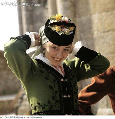 Europe: Veiled Galician girl with an elaborate flowery headdress, Galicia, Spain | People of the ...