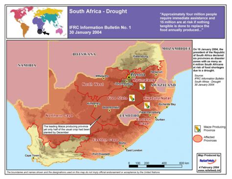 South Africa: Drought - Situation map - South Africa | ReliefWeb