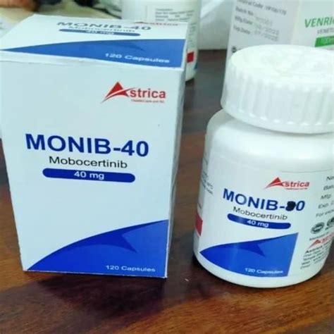 Mobocertinib 40mg capsules at Rs 9000/box | in Nagpur | ID: 2851292920188