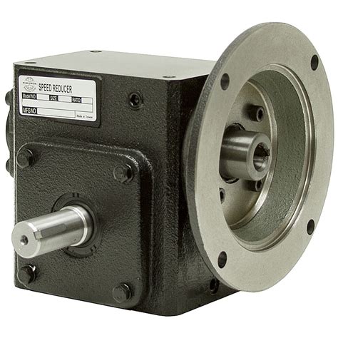 5:1 Right Angle Cast Iron Worm Gear Reducer 1.15 HP 56C Left Output ...