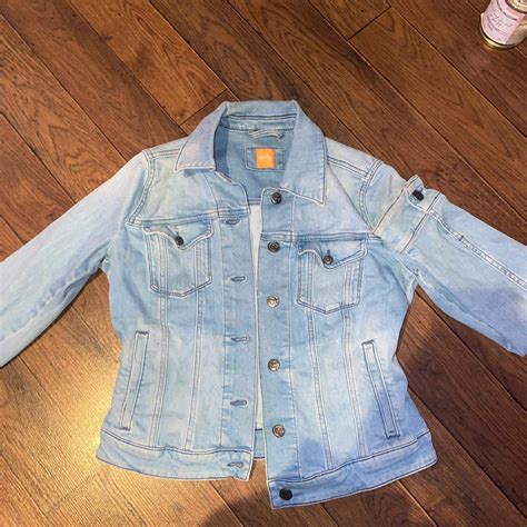 Hugo boss orange - genuine womens denim jacket 💙 -... - Depop