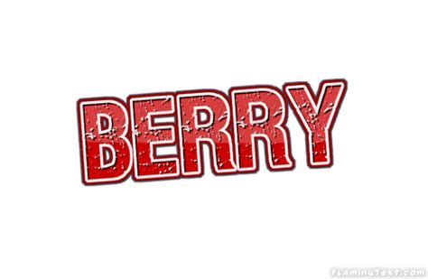 Berry Logo | Free Name Design Tool from Flaming Text