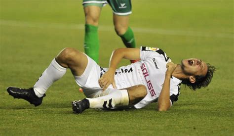 Albacete player suffers painful penis injury after colliding with ...