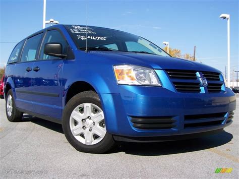 2008 Marathon Blue Pearl Dodge Grand Caravan SE #20065223 | GTCarLot.com - Car Color Galleries