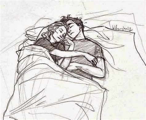 Sleeping Couple Drawing