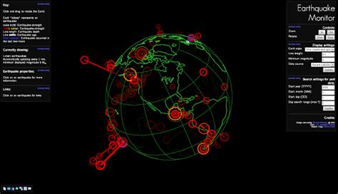 Calculated Images: Live Earthquake Monitor - WebGL