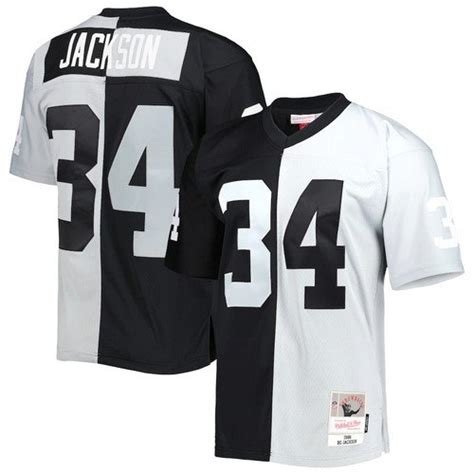 Raiders Bo Jackson Split Throwback Jersey – US Sports Nation