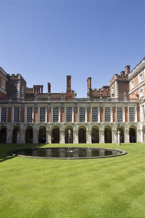 Courtyard at Hampton Court Palace Which Was Originally Built for ...