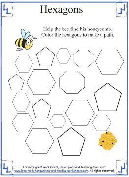 Hexagon Shape | Shapes preschool, Shapes worksheets, Shapes worksheet ...