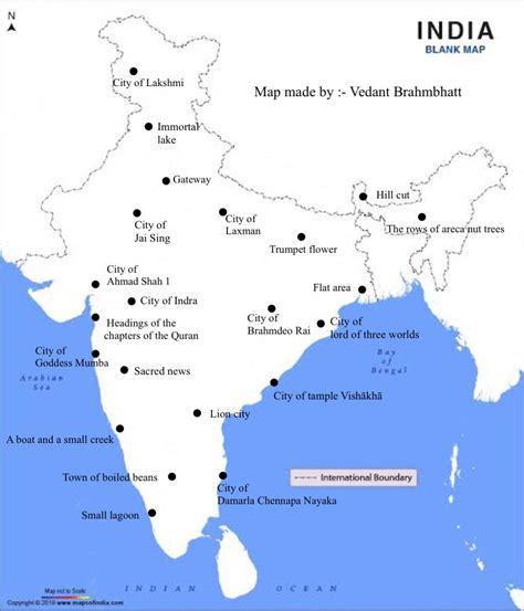 Literal English meaning of major cities of India : r/MapPorn