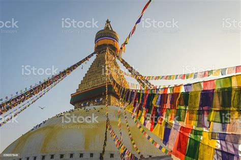 Bodnath Prayer Flags Stock Photo - Download Image Now - Asia, Bodnath Stupa, Buddhism - iStock