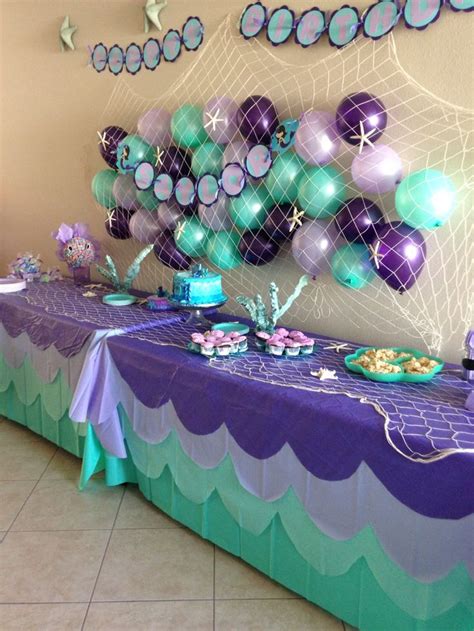 The top 20 Ideas About Little Mermaid Pool Party Ideas - Home, Family ...