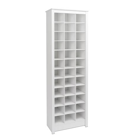 36 Pair White Shoe Storage Rack by Prepac