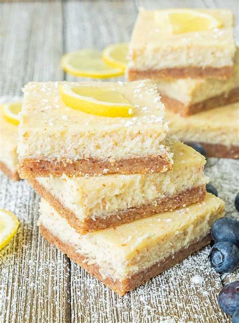 Keto Cream Cheese Lemon Bars - Only Gluten Free Recipes