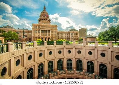 Texas State Capitol Openair Rotunda Completed Stock Photo 1521502751 ...