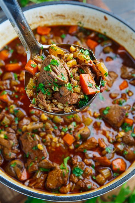 Beef and Barley Soup Recipe on Closet Cooking