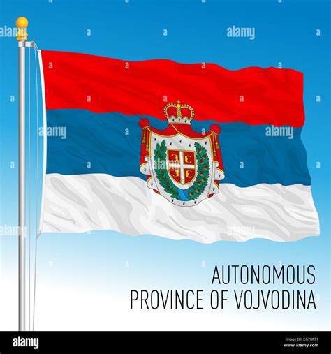 Vojvodina official regional flag, Serbia, vector illustration Stock Vector Image & Art - Alamy