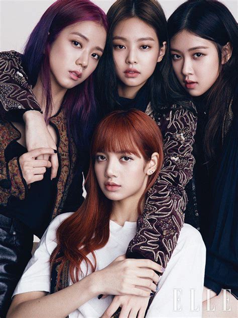 Black Pink look gorgeous in 'Elle Korea' pictorial | allkpop.com Jennie And Rosé, Rosé And Lisa ...