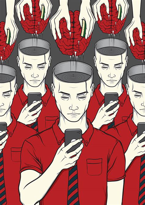 65 Satirical Illustrations Show Our Addiction To Technology