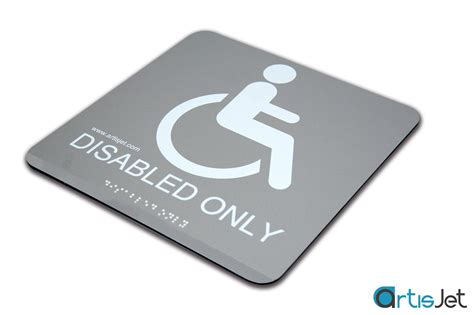 ADA Braille signage display | School signage, Signage display, Signage