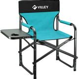 VILLEY Heavy Duty Directors Chair, Folding Camping Chairs, Portable ...