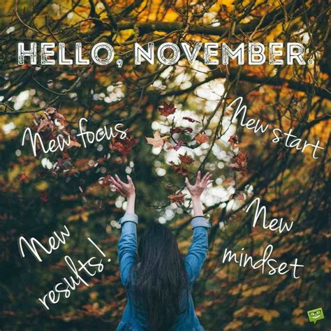 Hello November Sayings | November quotes, Hello november, November images