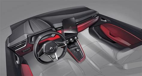 First Look Inside 2020 Renault Clio Reveals Striking Tech-Heavy ...