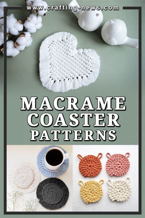 12 Macrame Coaster Patterns - Crafting News