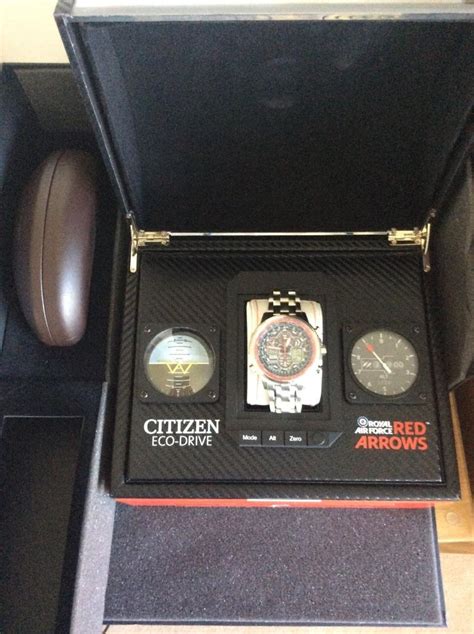 Citizen Red Arrows Watch Limited Edition jy8040-55e box set ...