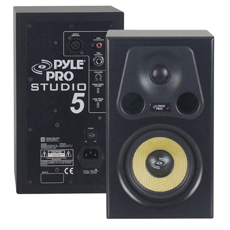 Pyle - PSTUDIO5 - Sound and Recording - Studio Speakers - Stage Monitors