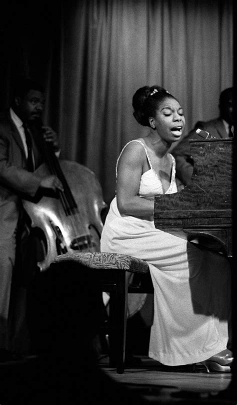 "Legendary performer Nina Simone sang a mix of jazz, blues and folk music in the 1950s and '60s ...