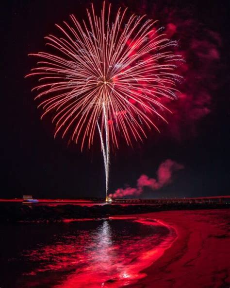 The Destin Harbor Fireworks from Norriego Point - The Good Life Destin