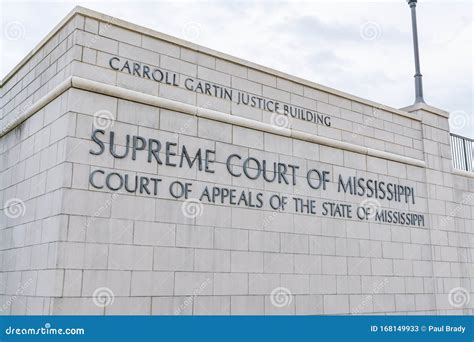 Mississippi State Supreme Court Building Editorial Stock Photo - Image ...