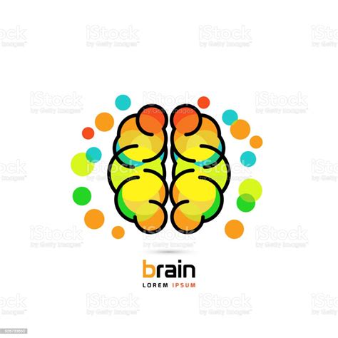 Brain Symbol Line Art Icon Creative Mind Vector Stock Illustration ...