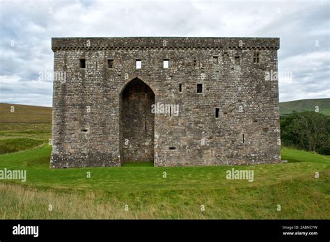 Hermitage Castle. Historic Scotland. Scottish Borders Stock Photo - Alamy