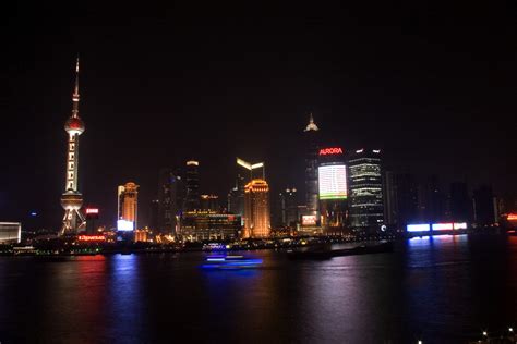 Free Stock photo of Beautiful City Night Lights at Shanghai China | Photoeverywhere