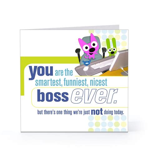 Free Printable Funny Boss Day Cards - Free Printable