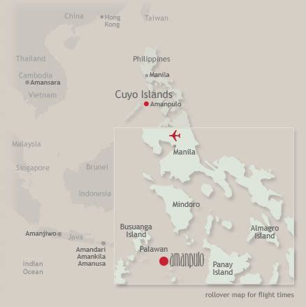 Amanpulo Palawan Philippines Map