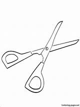 Coloring Pages Scissors At GetColoringscom  Free Printable Colorings sketch template