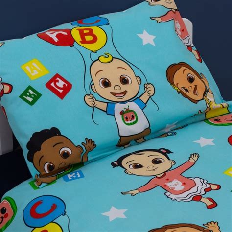 Cocomelon 4 Piece Junior Bedding Bundle | Smyths Toys Ireland