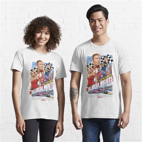 "Talladega Nights Poster" T-shirt for Sale by EllCreative | Redbubble | talladega t-shirts ...