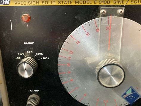 B&K Precision State Model E-310B Square Wave Generator & Model 162 Transistor Tester - Estate ...