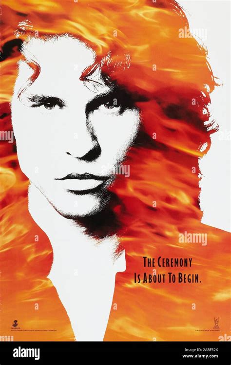 THE DOORS, US advance poster, Val Kilmer, (as Jim Morrison), 1991 ...