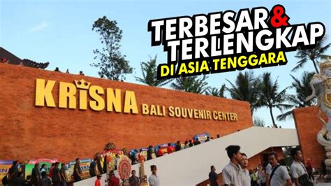 KRISNA BALI | the biggest and famous souvenir Shopping Center in Bali - YouTube