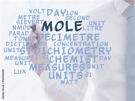 Mole (unit) Stock Illustration | Adobe Stock