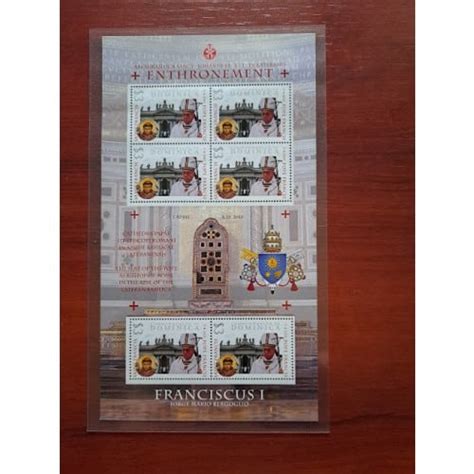 Uganda sheet Enthronement Pope Franciscus I - Stamp Planet