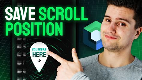 How to Save & Restore the Scroll Position of a LazyColumn Persistently ...
