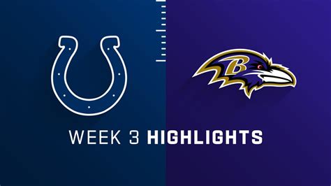 Indianapolis Colts vs. Baltimore Ravens highlights | Week 3